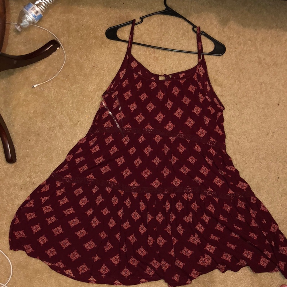 Berry summer dress